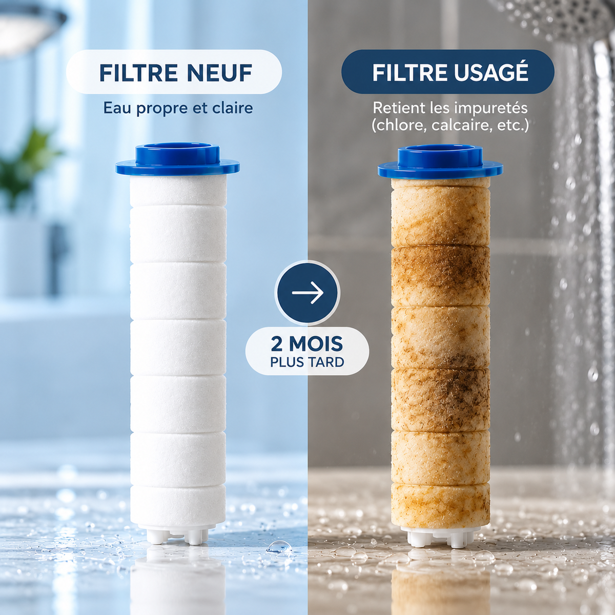 Aquélia - Filter-Duschkopf