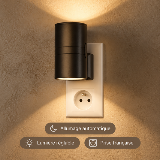 Lumélia - Lampe murale à détecteur crépusculaire