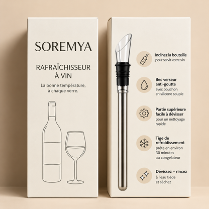 Vinélia – Rafraîchisseur à vin avec bec verseur