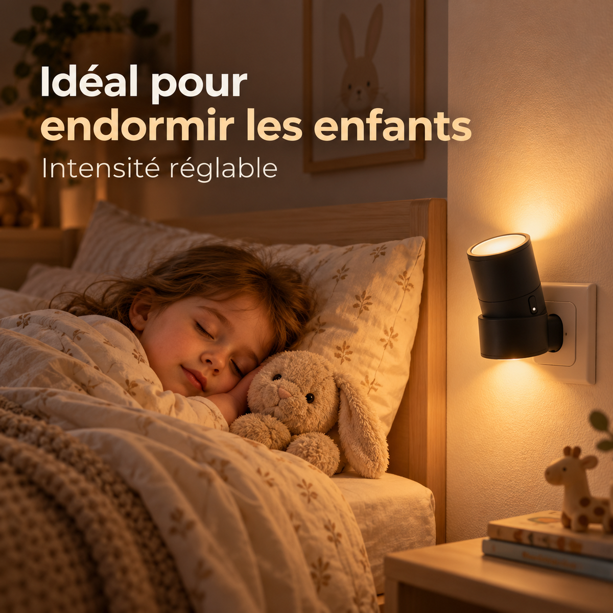 Lumélia - Lampe murale à détecteur crépusculaire