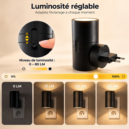 Lumélia - Lampe murale à détecteur crépusculaire