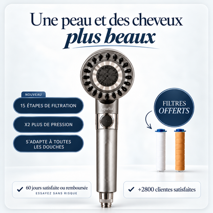 Aquélia - Pommeau de douche filtrant