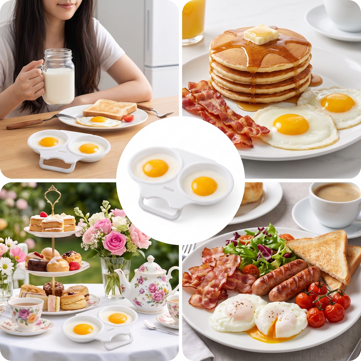 Frühstücksideen mit dem Eierpochierer