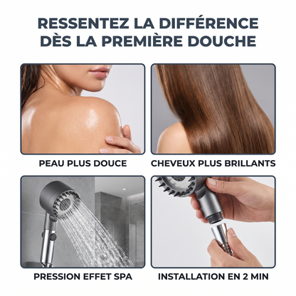 Ressentez la différence dès la première douche